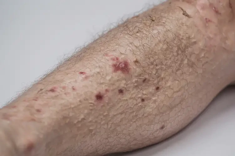 老年人小腿上容易起湿疹不管它会自己好吗(图4)