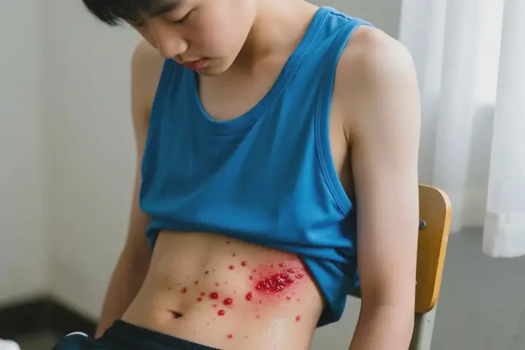 中学生肚子上出湿疹可不可以根治(图3)