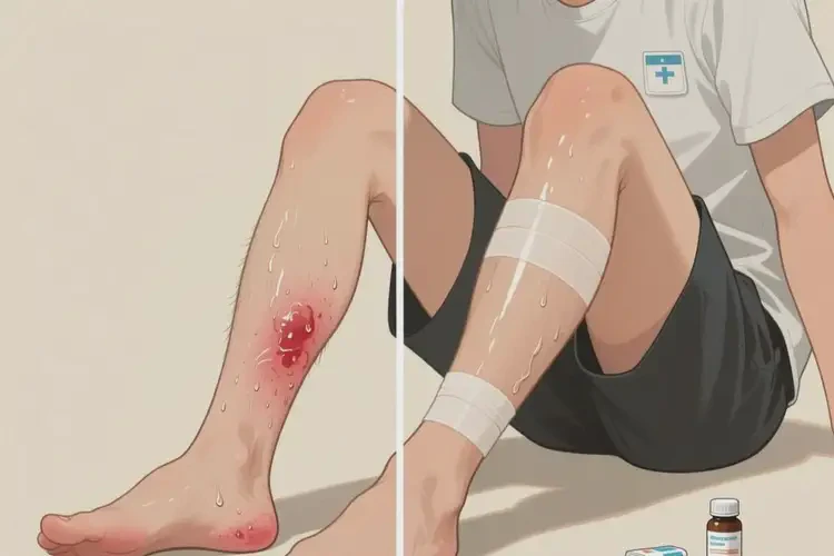 男生小腿上有濕疹可不可以根治(圖1)