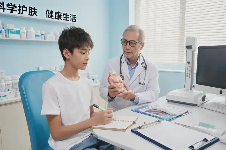 大學(xué)生脖子上出現(xiàn)濕疹不管它會(huì)自己自愈嗎(圖1)