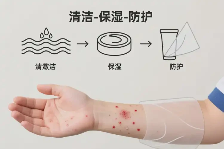 中學(xué)生手臂長(zhǎng)濕疹可不可以根治(圖2)