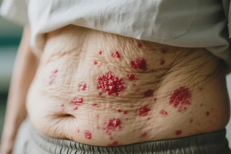 老年人肚子上出現(xiàn)濕疹可不可以根治(圖4)