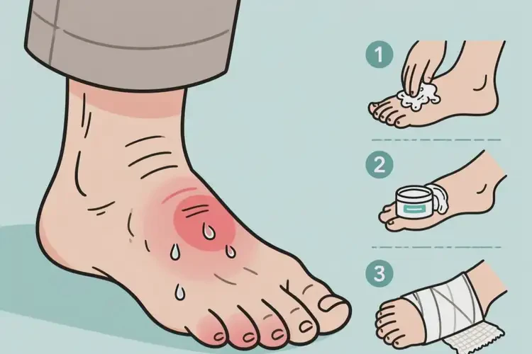 老人腳上偶爾起濕疹可不可以根治(圖2)