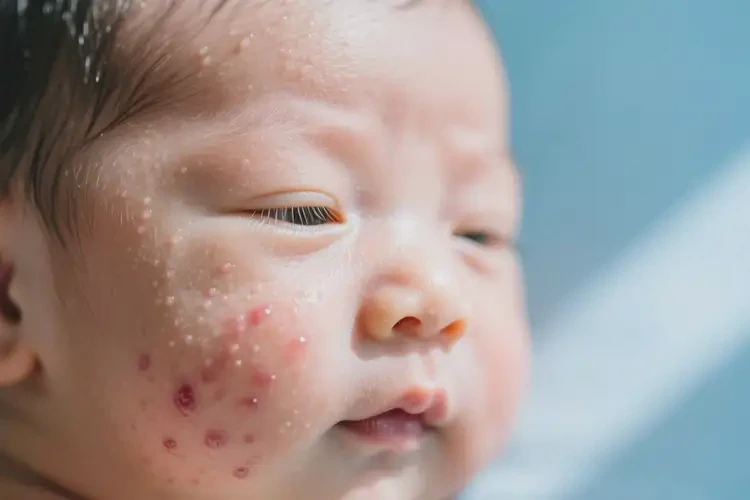 新生兒面部容易起濕疹可不可以根治(圖2)
