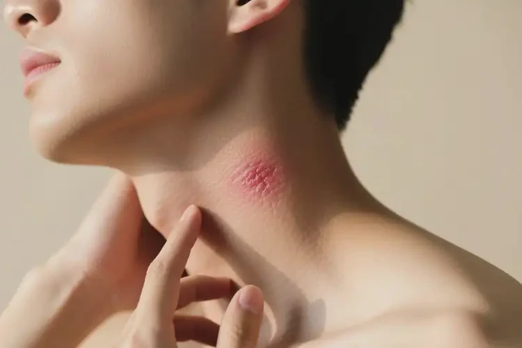 男性脖子偶爾起濕疹可以治好嗎(圖3)