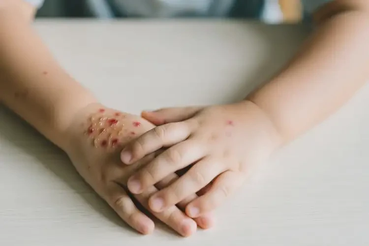 少兒手上長濕疹可以治好嗎(圖2)
