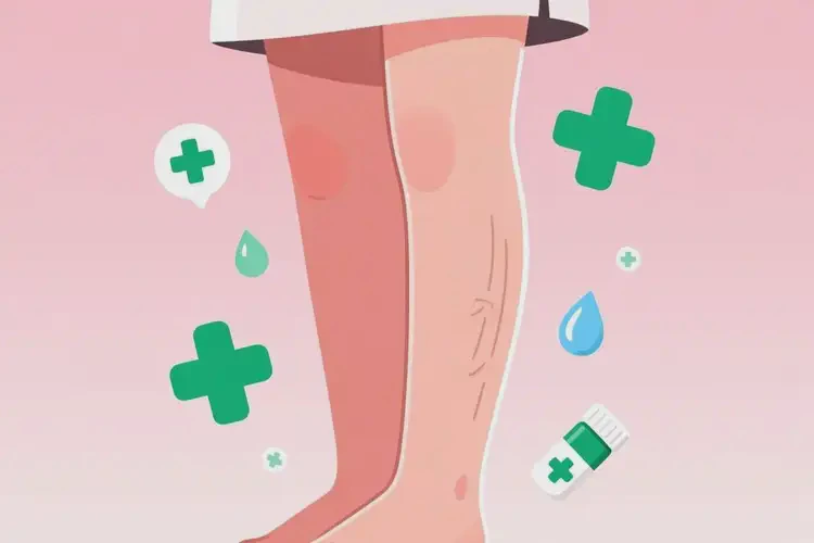 女生小腿起濕疹可不可以根治(圖1)