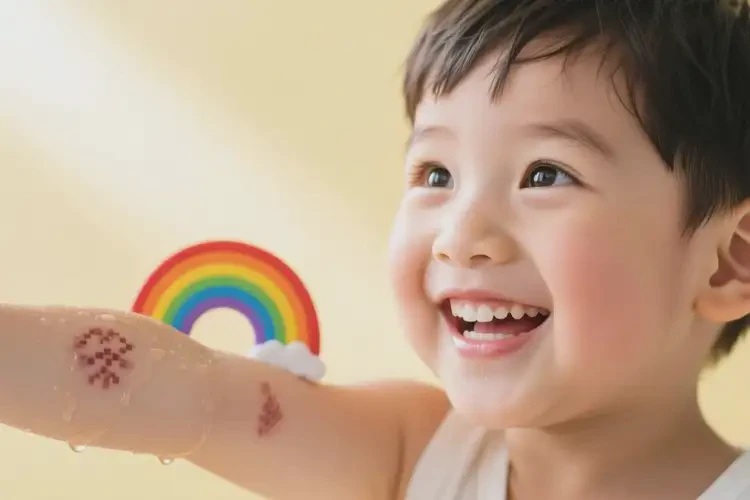 孩子手臂上偶爾長濕疹可不可以根治(圖1)