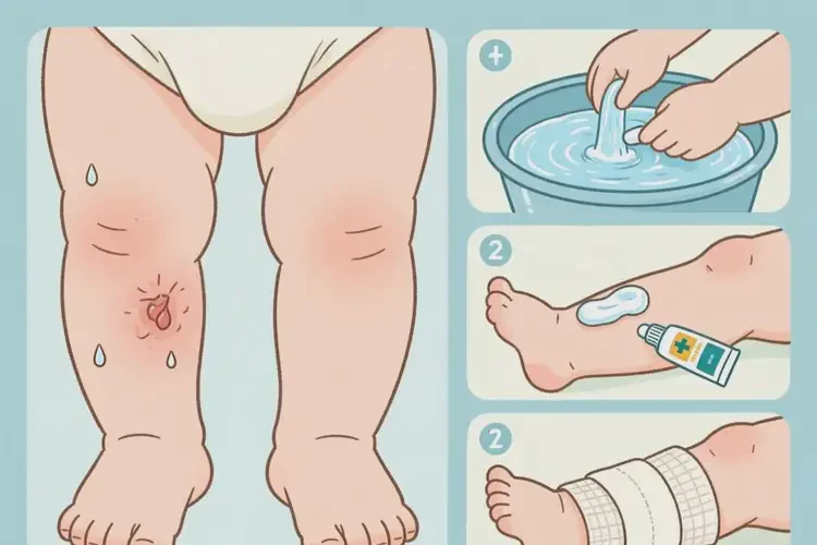 嬰幼兒小腿上出現(xiàn)濕疹可以治好嗎(圖3)