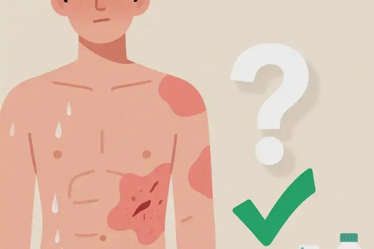 青年人肚子容易长湿疹可不可以根治(图1)