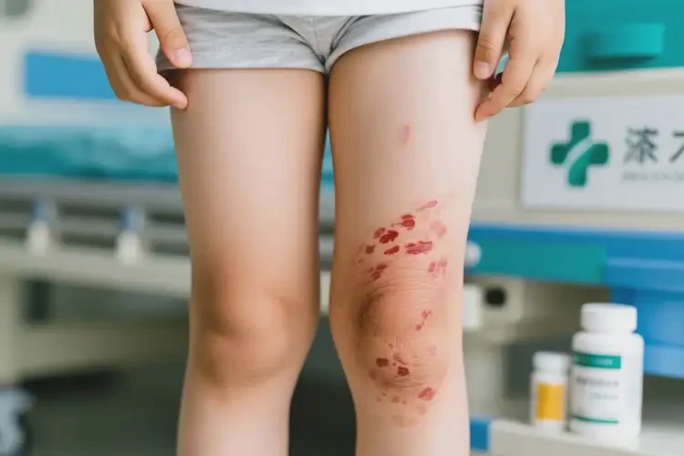 孩子大腿上長濕疹可不可以根治(圖3)