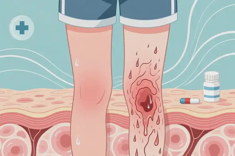 青少年大腿出現(xiàn)濕疹可不可以根治(圖1)