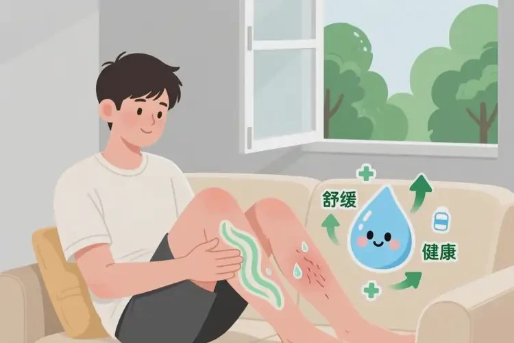 青年人大腿上出現(xiàn)濕疹可不可以根治(圖2)