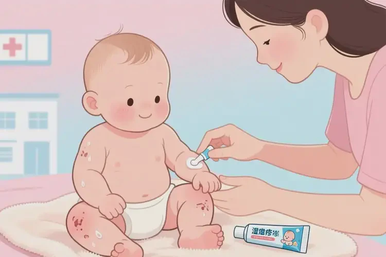 嬰兒四肢有濕疹可以治好嗎(圖4)