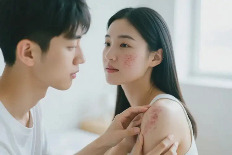 青年人面部长湿疹可不可以根治(图4)