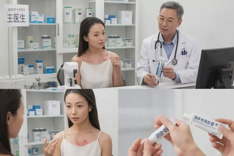 女性脖子容易起濕疹可不可以根治(圖1)