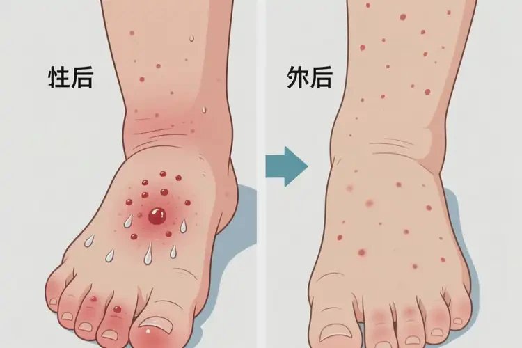 少兒腳上經(jīng)常起濕疹可以治好嗎(圖3)