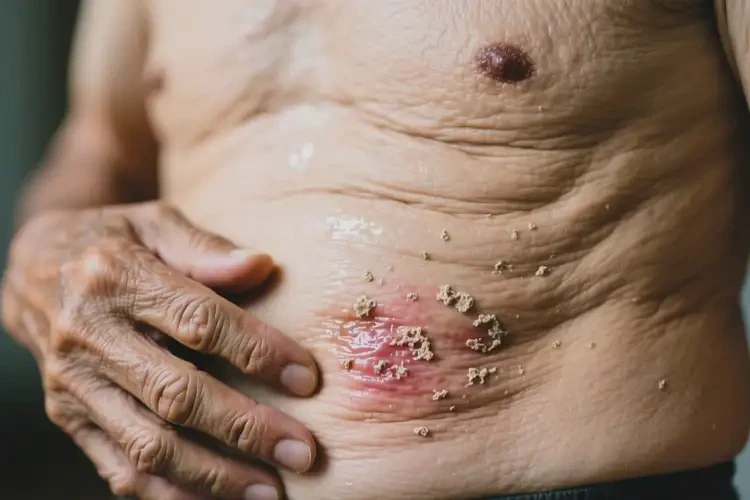 老年人肚子上经常起湿疹可不可以根治(图2)