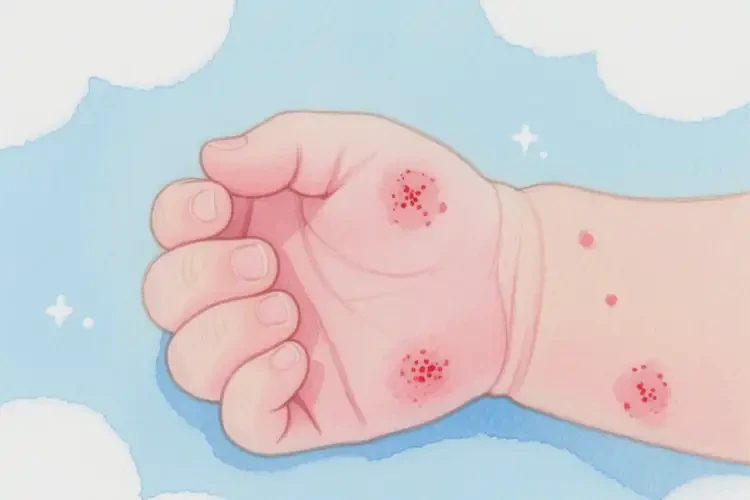 新生兒四肢出現(xiàn)濕疹可不可以根治(圖4)