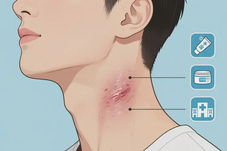 男生脖子上容易長濕疹可不可以根治(圖2)