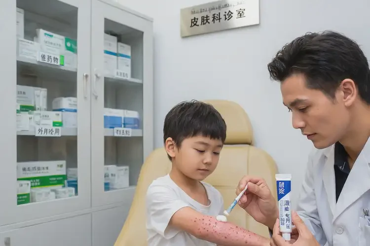 少兒手上容易起濕疹不管它會(huì)自己自愈嗎(圖2)