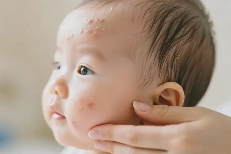 新生兒面部起濕疹可不可以根治(圖3)