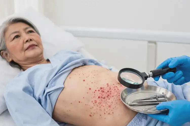 女生肚子上偶爾起濕疹可不可以根治(圖4)