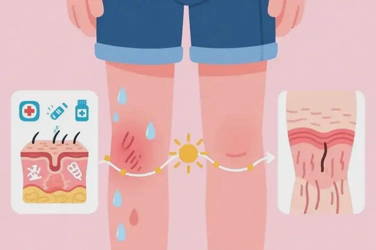 青年人大腿上有濕疹可不可以根治(圖1)