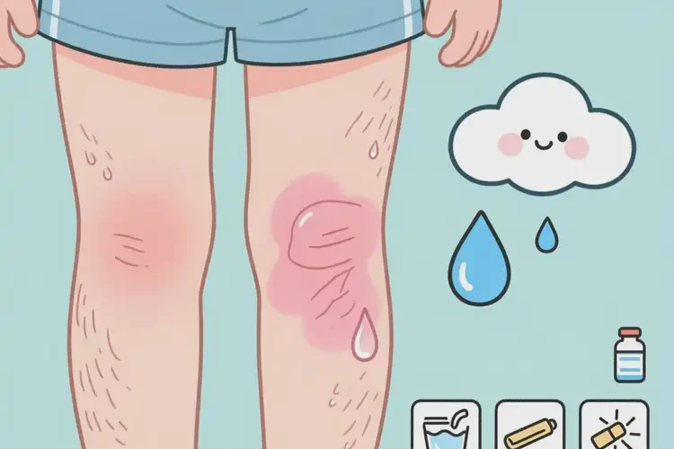 兒童大腿容易起濕疹可以治好嗎(圖3)