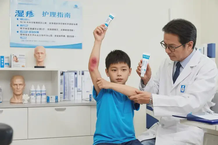 孩子手臂上出濕疹可不可以根治(圖2)