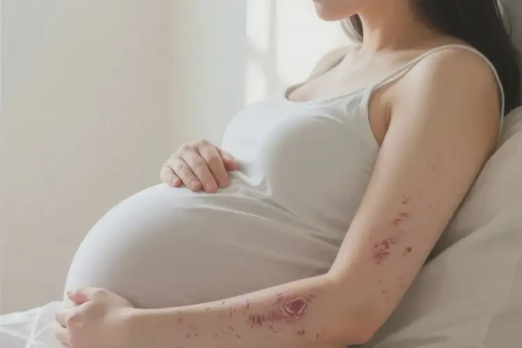孕婦手臂長濕疹可不可以根治(圖2)