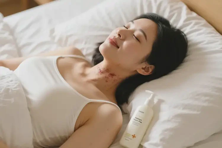 產(chǎn)婦脖子起濕疹可以治好嗎(圖2)