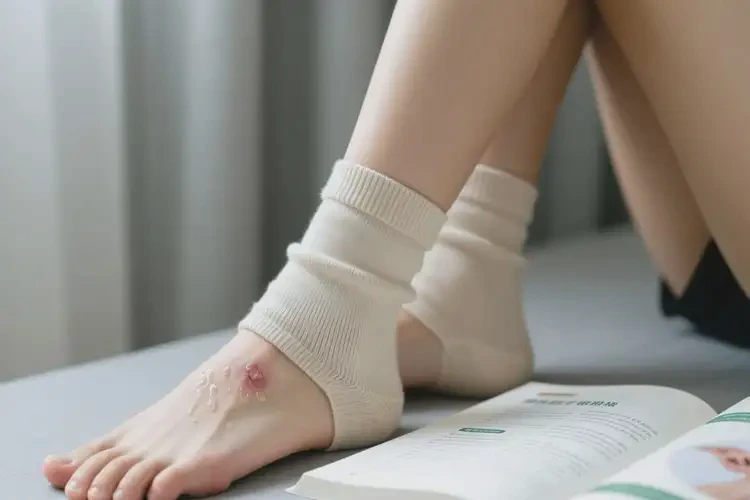 女人腳上偶爾起濕疹可不可以根治(圖1)