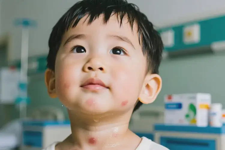 小孩脖子上偶爾起濕疹可以治好嗎(圖4)