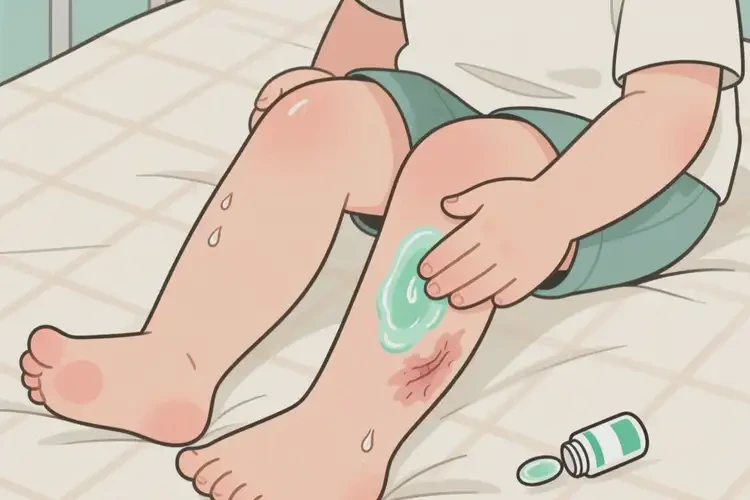 孩子小腿經(jīng)常起濕疹可不可以根治(圖2)