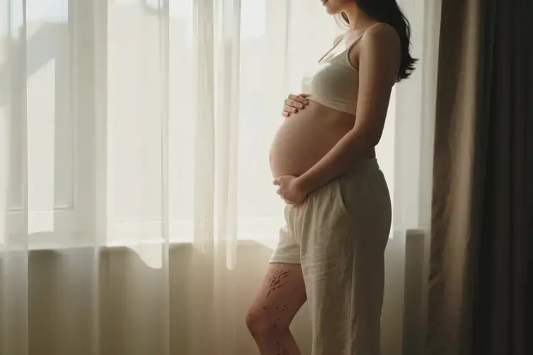 孕婦大腿出現(xiàn)濕疹可以治好嗎(圖1)