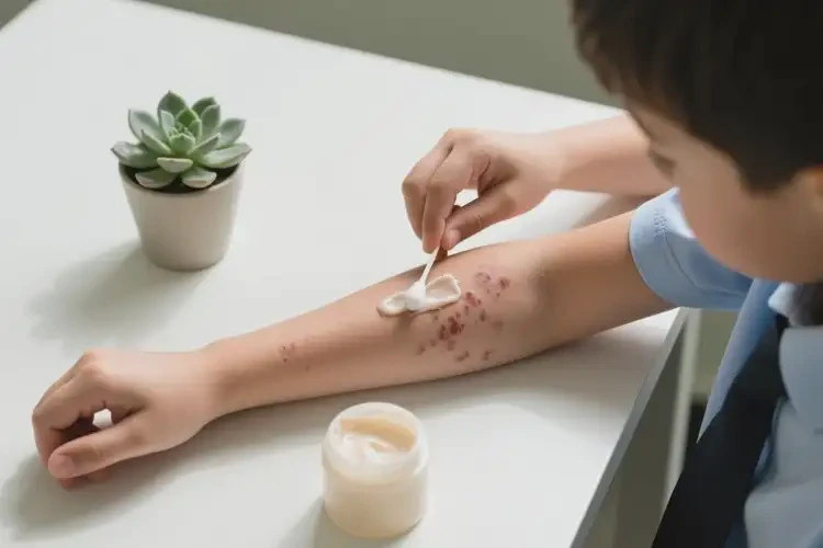 中學(xué)生身上出濕疹可不可以根治(圖3)