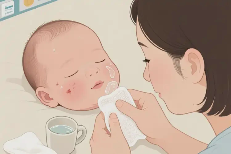 新生兒四肢偶爾起濕疹可不可以根治(圖1)