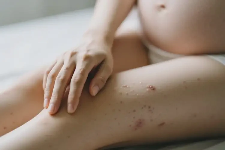 產(chǎn)婦四肢出濕疹可不可以根治(圖2)