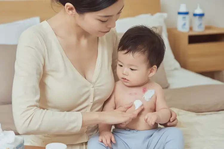 寶寶脖子上偶爾起濕疹可以治好嗎(圖3)