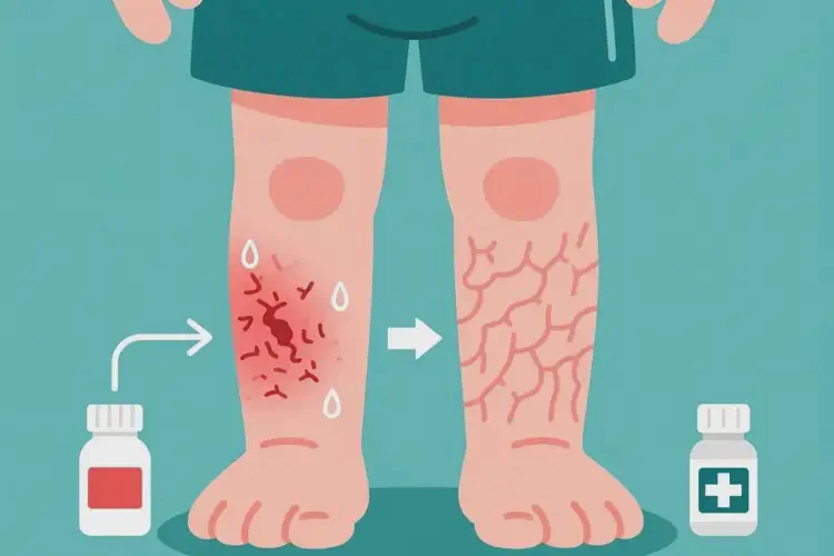 小孩小腿上偶爾長濕疹可以治好嗎(圖1)
