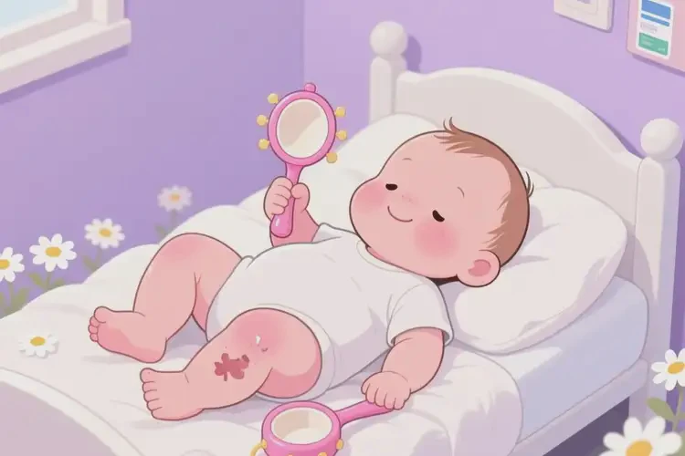 嬰幼兒小腿上長濕疹可不可以根治(圖1)