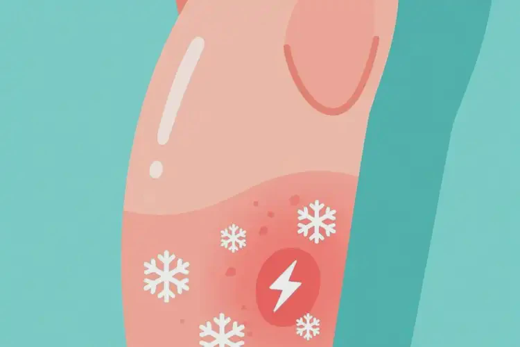 女生大腿出現(xiàn)濕疹可不可以根治(圖1)