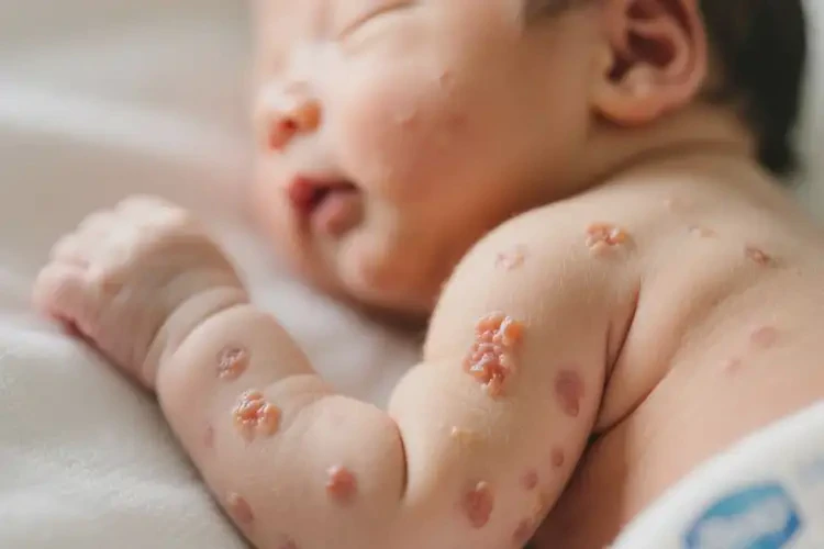 新生兒手臂上出現(xiàn)濕疹可不可以根治(圖4)