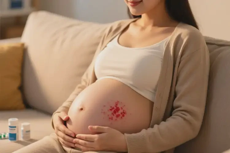 孕妇肚子上有湿疹可以治好吗(图4)