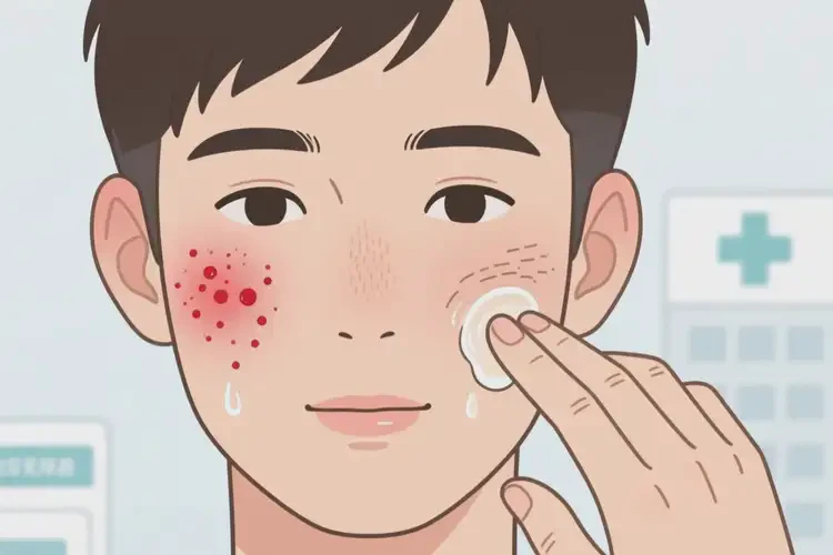 青年人臉上出現(xiàn)濕疹可不可以根治(圖4)