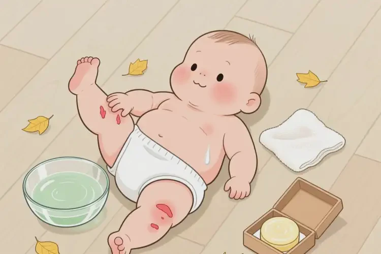 寶寶大腿有濕疹可以治好嗎(圖2)