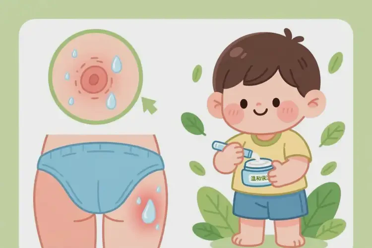 孩子屁股上經(jīng)常長(zhǎng)濕疹可以治好嗎(圖1)