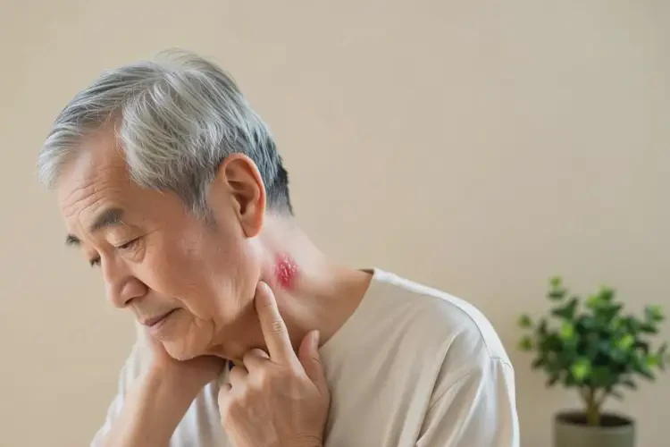 老年人脖子出現(xiàn)濕疹可不可以根治(圖4)