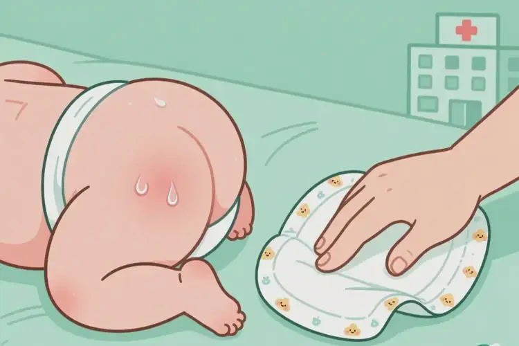 新生兒屁股上容易長(zhǎng)濕疹可不可以根治(圖1)